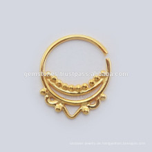 Großhandel Septum Nase Ring Schmuck, handgefertigte Designer Septum Nase Ring Körper Schmuck Großhandel Lieferanten